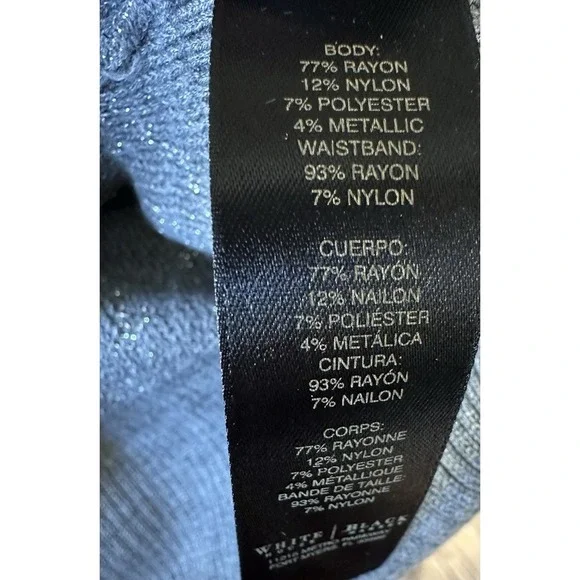 White House Black Market Gray Metallic Button Cardigan Sweater Women's M - Picture 7 of 7